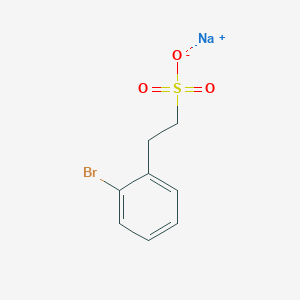 molecular formula C8H8BrNaO3S B1467895 Sodium 2-(2-bromo-phenyl)ethanesulfonate CAS No. 1033629-58-1