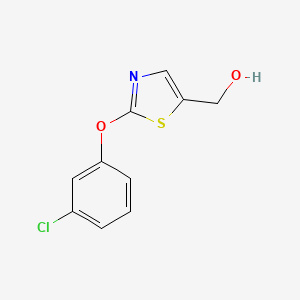 [2-(3-Chlorophenoxy)thiazol-5-yl]methanol