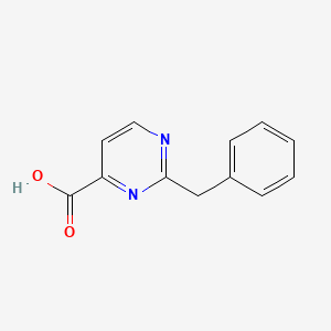 molecular formula C12H10N2O2 B1467926 2-Benzylpyrimidine-4-carboxylic acid CAS No. 1341561-40-7