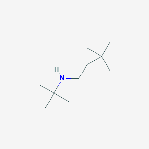 molecular formula C10H21N B1467967 Tert-butyl[(2,2-dimethylcyclopropyl)methyl]amine CAS No. 1274632-45-9