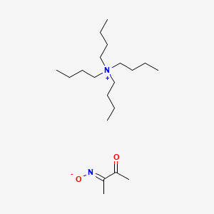 molecular formula C20H42N2O2 B14679783 Tetrabutyl ammonium, salt with 2,3-butanedione M CAS No. 33684-09-2