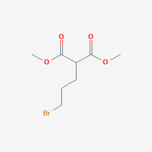 molecular formula C8H13BrO4 B14679802 Dimethyl (3-bromopropyl)propanedioate CAS No. 29554-48-1