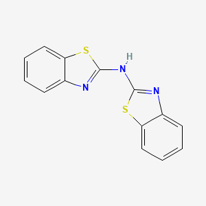 molecular formula C14H9N3S2 B14679868 N-(1,3-benzothiazol-2-yl)-1,3-benzothiazol-2-amine CAS No. 34997-17-6