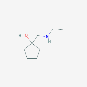 1-[(Ethylamino)methyl]cyclopentan-1-ol
