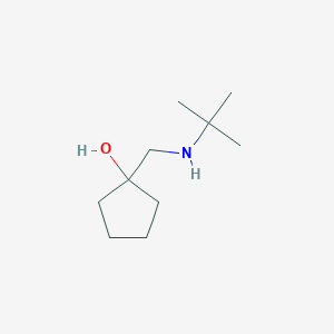1-[(Tert-butylamino)methyl]cyclopentan-1-ol