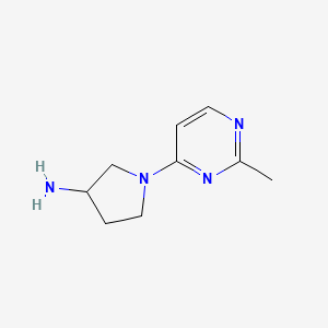 1-(2-Methylpyrimidin-4-yl)pyrrolidin-3-amine
