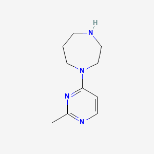 molecular formula C10H16N4 B1468024 1-(2-Methylpyrimidin-4-yl)-1,4-diazepane CAS No. 1343793-03-2