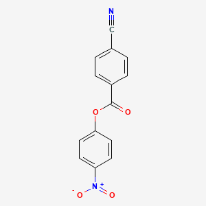 molecular formula C14H8N2O4 B14680383 (4-Nitrophenyl) 4-cyanobenzoate CAS No. 32792-60-2
