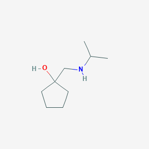 1-{[(Propan-2-yl)amino]methyl}cyclopentan-1-ol