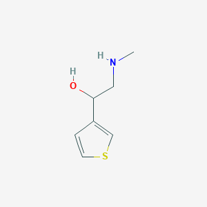 molecular formula C7H11NOS B1468040 2-(methylamino)-1-(thiophen-3-yl)ethan-1-ol CAS No. 1213777-94-6
