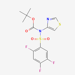 tert-Butyl 1,3-thiazol-4-yl[(2,4,5-trifluorophenyl)sulfonyl]carbamate