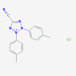 molecular formula C16H14ClN5 B146805 5-Cyano-2,3-di-p-tolyltetrazolium chloride CAS No. 90217-02-0