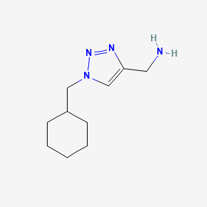 (1-(cyclohexylmethyl)-1H-1,2,3-triazol-4-yl)methanamine