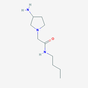 2-(3-aminopyrrolidin-1-yl)-N-butylacetamide