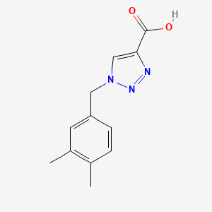 1-[(3,4-dimethylphenyl)methyl]-1H-1,2,3-triazole-4-carboxylic acid