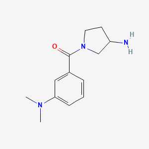 1-[3-(Dimethylamino)benzoyl]pyrrolidin-3-amine