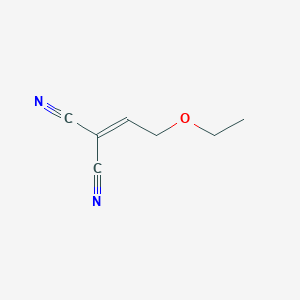 molecular formula C7H8N2O B146808 Malononitrile, (ethoxyethylidene)- CAS No. 63917-11-3