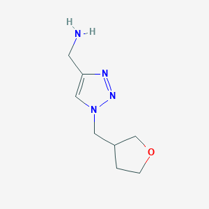 {1-[(oxolan-3-yl)methyl]-1H-1,2,3-triazol-4-yl}methanamine