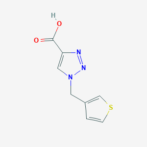1-[(thiophen-3-yl)methyl]-1H-1,2,3-triazole-4-carboxylic acid