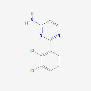 molecular formula C10H7Cl2N3 B1468096 2-(2,3-Dichlorophenyl)pyrimidin-4-amine CAS No. 1249790-94-0