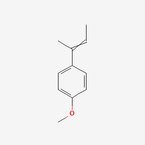 molecular formula C11H14O B14680984 1-(But-2-en-2-yl)-4-methoxybenzene CAS No. 38454-63-6