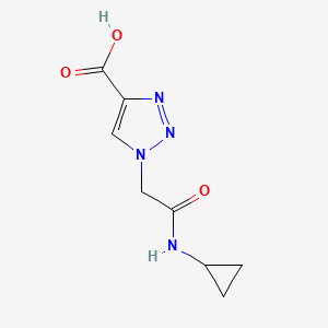 1-(2-(cyclopropylamino)-2-oxoethyl)-1H-1,2,3-triazole-4-carboxylic acid
