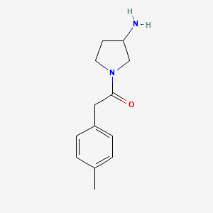 1-(3-Aminopyrrolidin-1-yl)-2-(4-methylphenyl)ethan-1-one