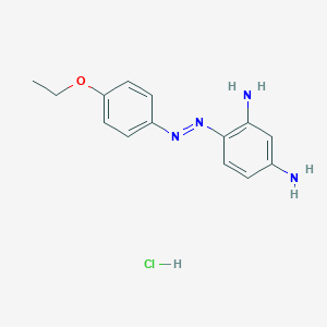 molecular formula C14H17ClN4O B146811 Ethoxazene hydrochloride CAS No. 2313-87-3