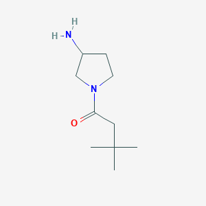 1-(3-Aminopyrrolidin-1-yl)-3,3-dimethylbutan-1-one