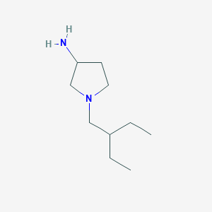 1-(2-Ethylbutyl)pyrrolidin-3-amine