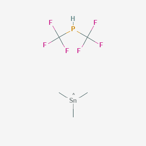 molecular formula C5H10F6PSn B14681283 CID 85443881 