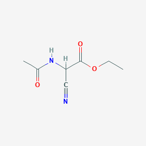 molecular formula C7H10N2O3 B146813 Ethyl acetamidocyanoacetate CAS No. 4977-62-2