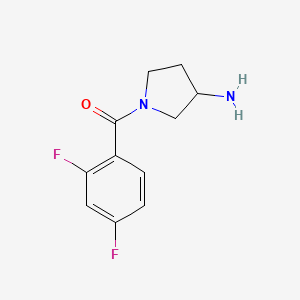 1-(2,4-Difluorobenzoyl)pyrrolidin-3-amine