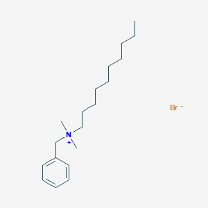 molecular formula C19H34BrN B14681354 Decyldimethylbenzylammonium bromide CAS No. 32014-84-9