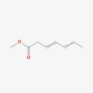 molecular formula C8H12O2 B14681427 Methyl hepta-3,5-dienoate CAS No. 38013-24-0