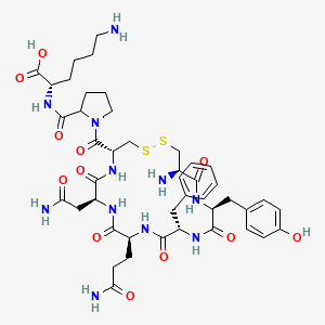 molecular formula C44H61N11O12S2 B14681452 Dglvp CAS No. 32472-43-8
