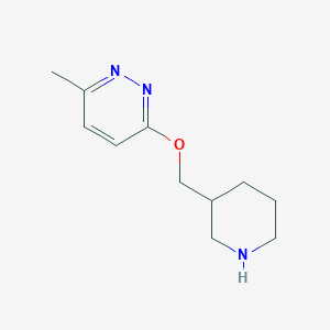 3-Methyl-6-(piperidin-3-ylmethoxy)pyridazine