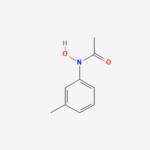 molecular formula C9H11NO2 B14681556 N-Hydroxy-N-(3-methylphenyl)acetamide CAS No. 27687-62-3
