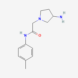 2-(3-aminopyrrolidin-1-yl)-N-(p-tolyl)acetamide