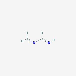 molecular formula C2H4N2 B14681640 N-Methylidenemethanimidamide CAS No. 35172-91-9