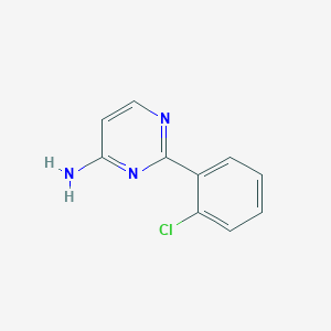B1468170 2-(2-Chlorophenyl)pyrimidin-4-amine CAS No. 1250898-11-3