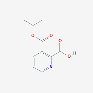 molecular formula C10H11NO4 B1468176 3-(Isopropoxycarbonyl)-2-pyridinecarboxylic acid CAS No. 1353501-96-8