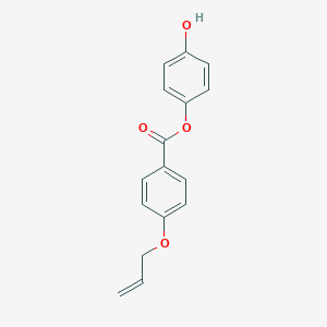 molecular formula C16H14O4 B146819 4-羟基苯基 4-烯丙氧基苯甲酸酯 CAS No. 128422-75-3