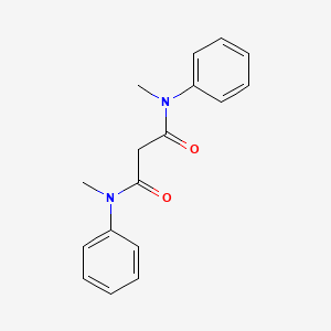 molecular formula C17H18N2O2 B14681951 N,N'-dimethyl-N,N'-diphenylpropanediamide CAS No. 36949-57-2