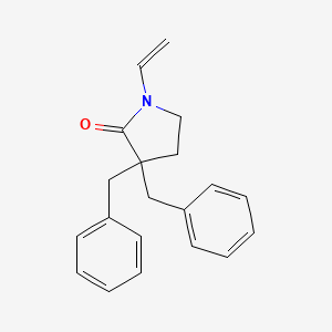 molecular formula C20H21NO B1468202 3,3-Dibenzyl-1-vinyl-2-pyrrolidinone CAS No. 1353499-92-9