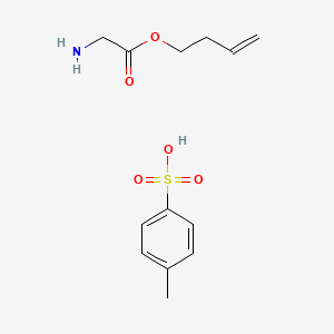 molecular formula C13H19NO5S B1468203 But-3-enyl 2-aminoacetate 4-methylbenzenesulfonate CAS No. 1353503-84-0