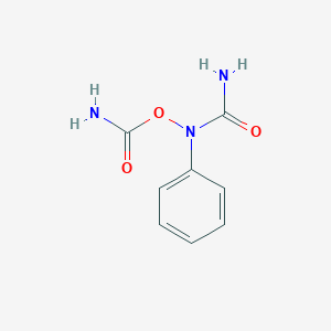 molecular formula C8H9N3O3 B14682078 N-(Carbamoyloxy)-N-phenylurea CAS No. 33108-71-3