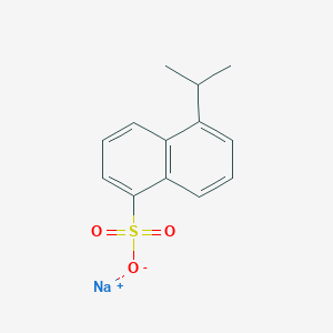 molecular formula C13H13NaO3S B14682089 Sodium isopropylnaphthalenesulphonate CAS No. 143482-71-7