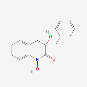 molecular formula C16H15NO3 B1468213 3-Benzyl-1,3-dihydroxy-3,4-dihydro-2(1H)-quinolinone CAS No. 1353497-41-2