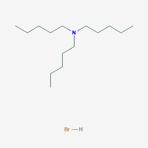 molecular formula C15H34BrN B14682172 N,N-dipentylpentan-1-amine;hydrobromide CAS No. 37026-87-2